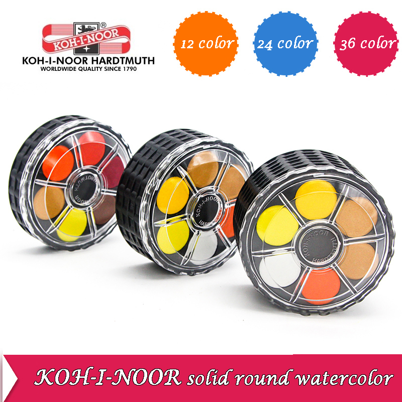 Watercolor Paint Set Solid Pigment - KOH-I-NOOR Chắc Chắn Màu Nước Sắc
