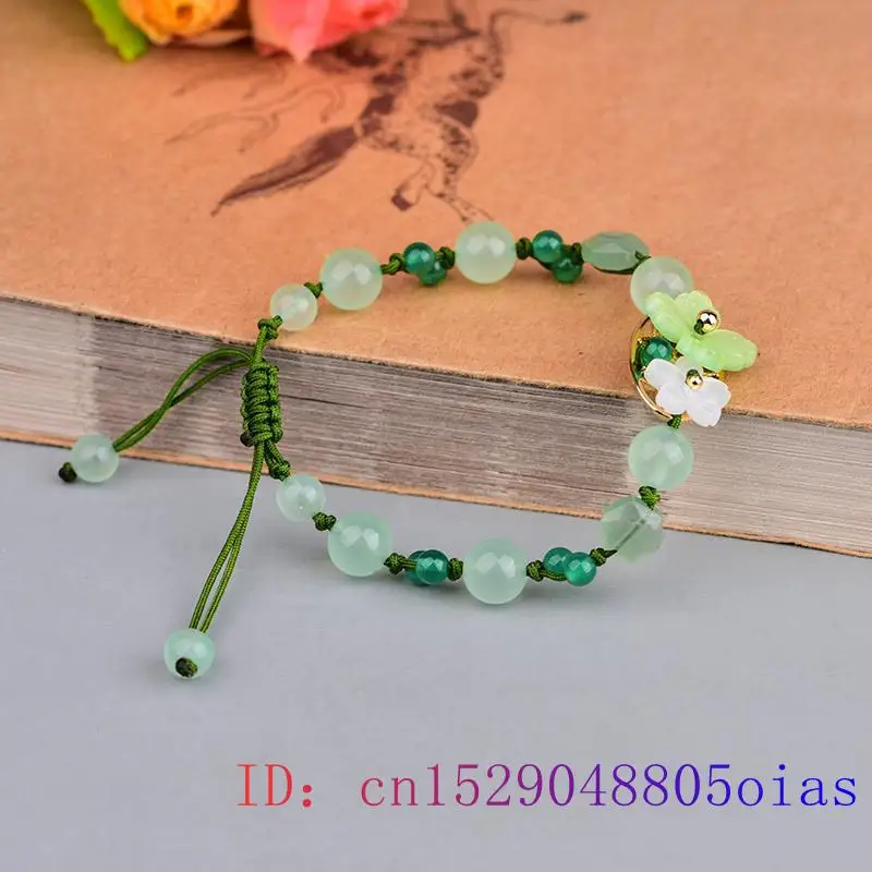Green Jade Flower Bracelet Amu - đánh giá và giá Beading