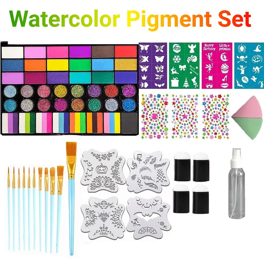 42 Colors Watercolor Paint Set - đánh giá và giá Watercolor Paint Set Solid Pigment