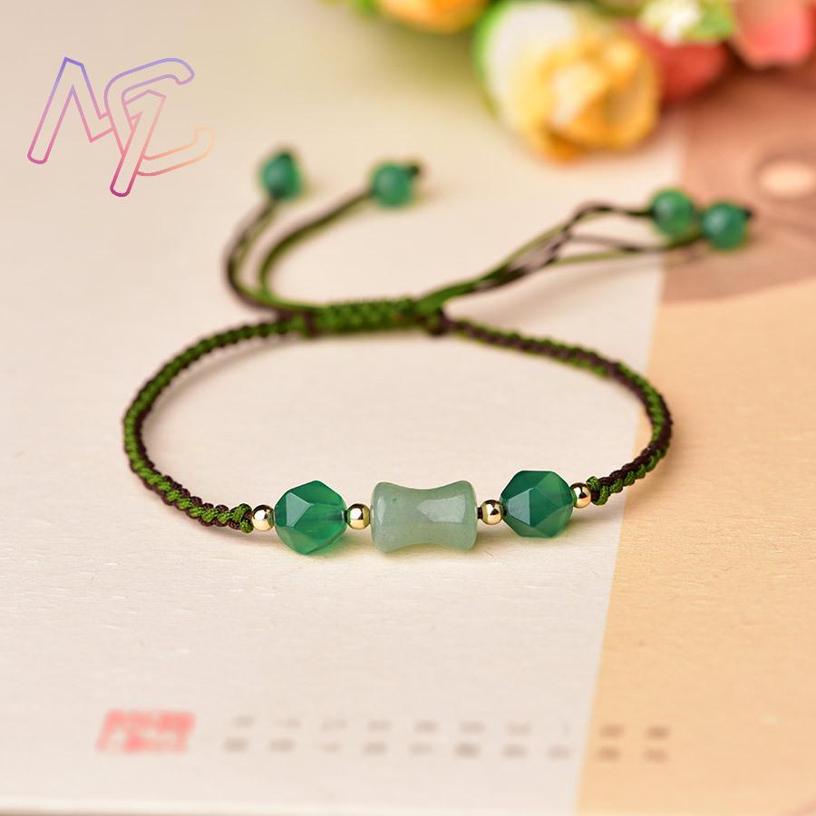 Green Natural Jade Beads Brace - đánh giá và giá Beading