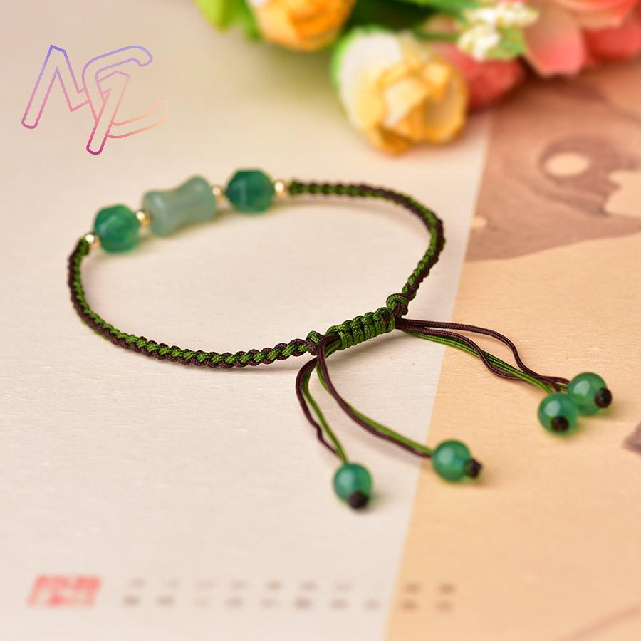Green Natural Jade Beads Brace - đánh giá và giá Beading