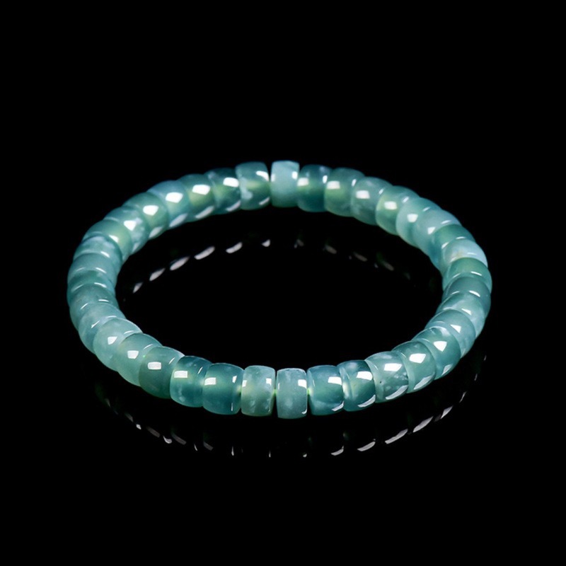 Natural Grade A Jadeite Blue W - đánh giá và giá Beading