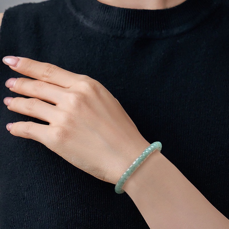 Natural Grade A Jadeite Blue W - đánh giá và giá Beading