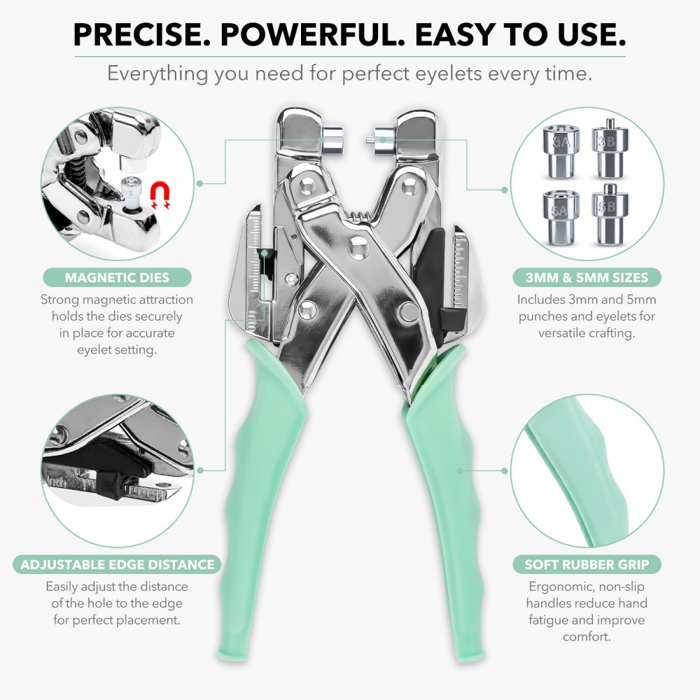 Grommet Tool Kit Handheld Hole - đánh giá và giá Sewing
