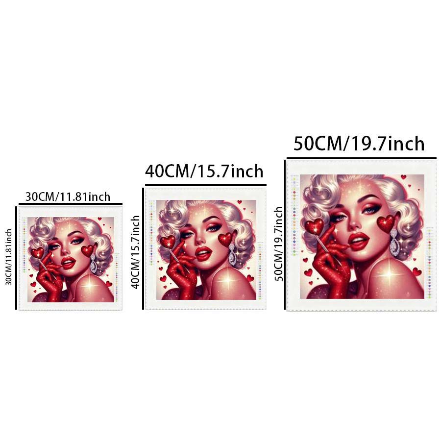 1 piece 5D DIY flocking cloth, - đánh giá và giá 5D Diamond Painting Kit Full Drill