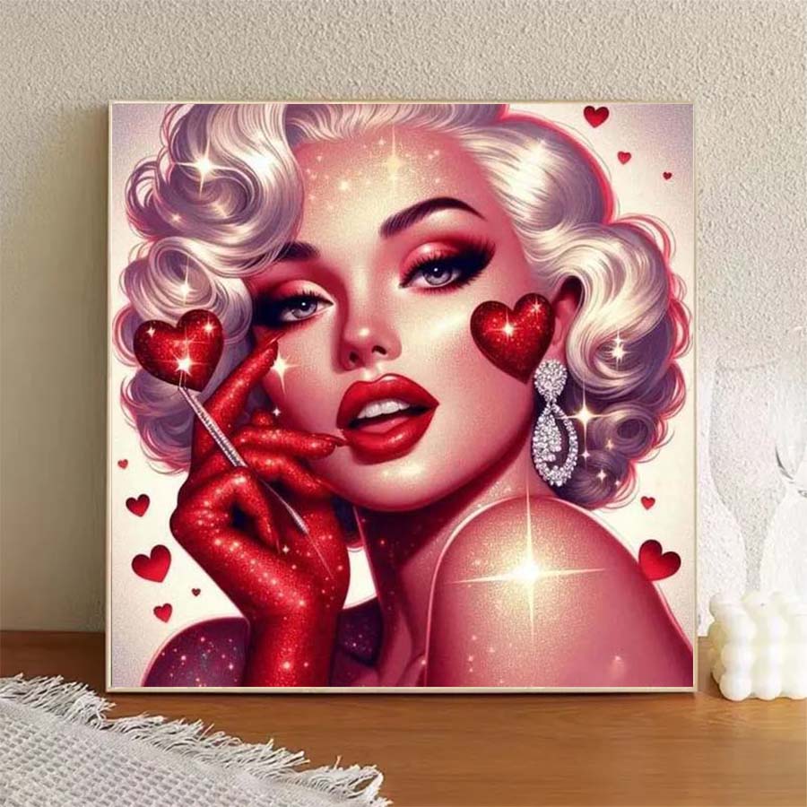 1 piece 5D DIY flocking cloth, - đánh giá và giá 5D Diamond Painting Kit Full Drill