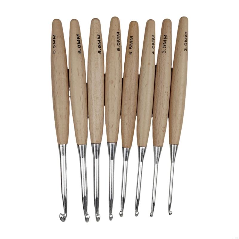 8 Chiếc Công Thái Móc Dành Cho - đánh giá và giá Wooden Crochet Hooks Ergonomic Handle