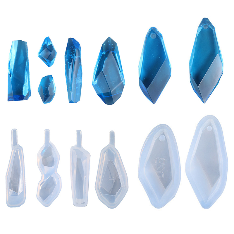 1/6/10 Cái DIY Móc Khóa Mặt Dâ - đánh giá và giá Silicone Epoxy Resin Molds Set