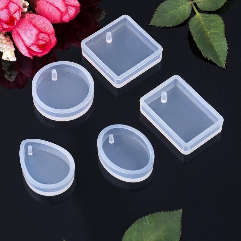 20Pcs Set DIY Keychain Pendant - đánh giá và giá Silicone Epoxy Resin Molds Set