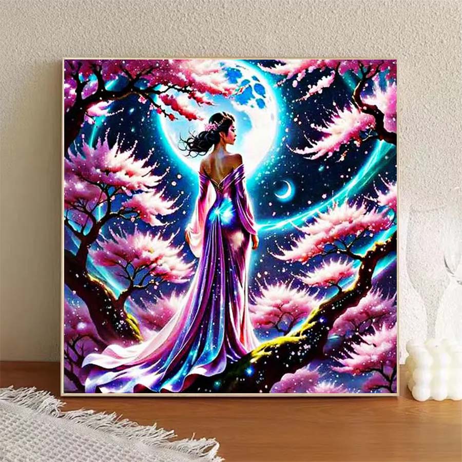 1 piece 5D DIY flocking cloth, - đánh giá và giá 5D Diamond Painting Kit Full Drill