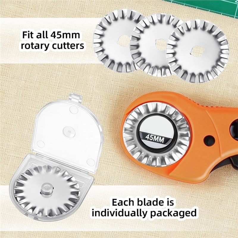 AAAF Replacement Blades For Fa - đánh giá và giá Rotary Cutter For Fabric 45Mm