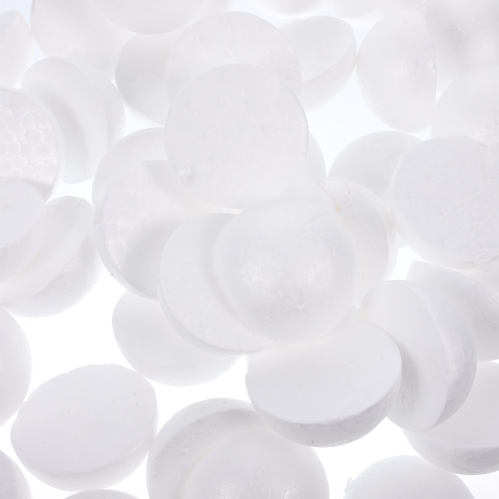 50Pcs White Foam Half Balls 5. - đánh giá và giá Painting Supplies