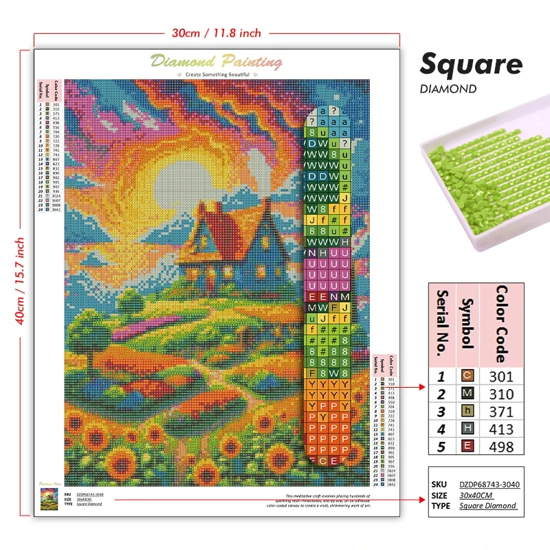 5D DIY Diamond Painting Kit Sa - đánh giá và giá 5D Diamond Painting Kit Full Drill