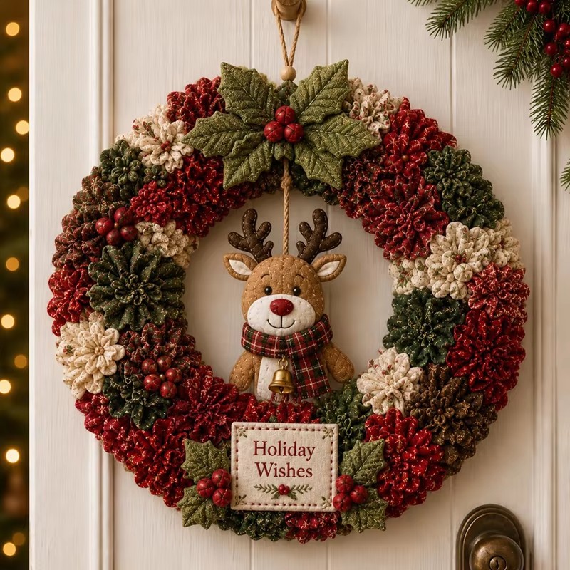 3D Christmas Fabric Poke Art K - đánh giá và giá Sewing