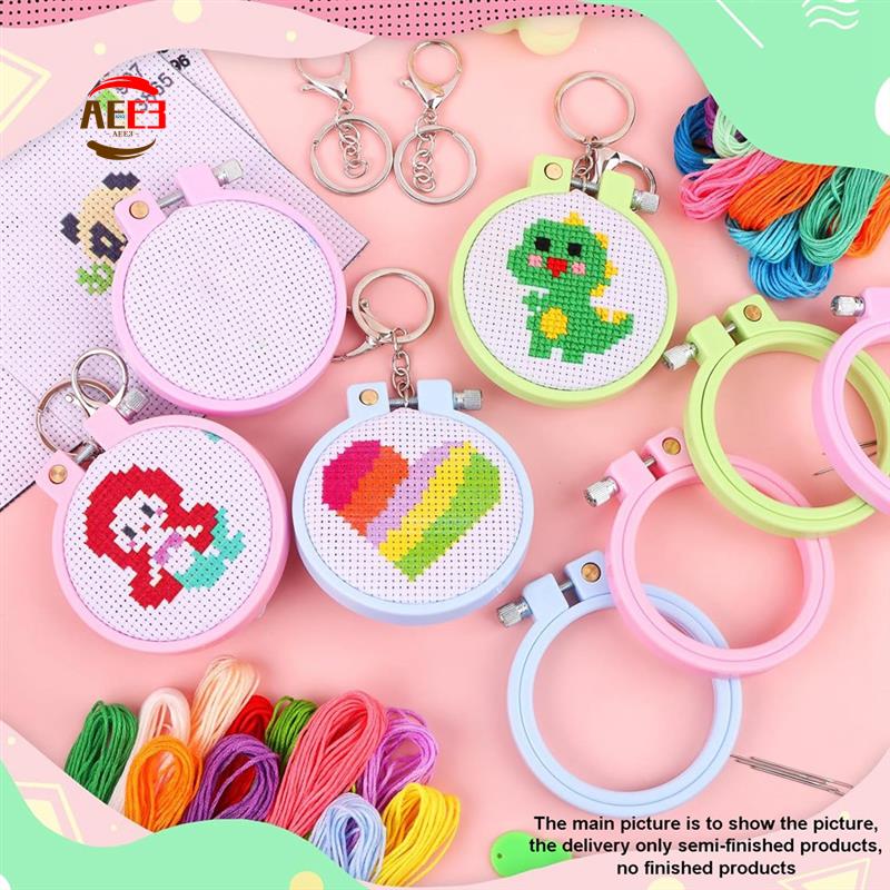 AEE3-6Pcs Stamped Cross Stitch - đánh giá và giá Cross Stitch Stamped Kits Beginners