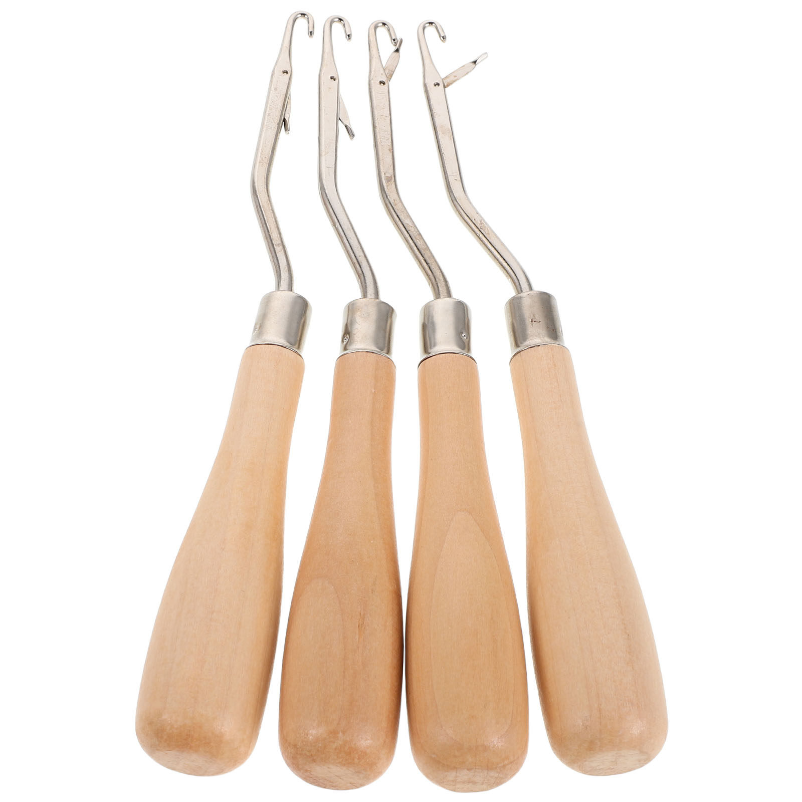 4Pcs Crochet Hooks Ergonomic W - đánh giá và giá Wooden Crochet Hooks Ergonomic Handle