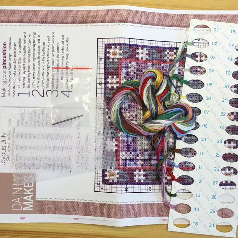 ZC184 Cross stitch kits Cross- - đánh giá và giá Cotton Embroidery Thread Skeins
