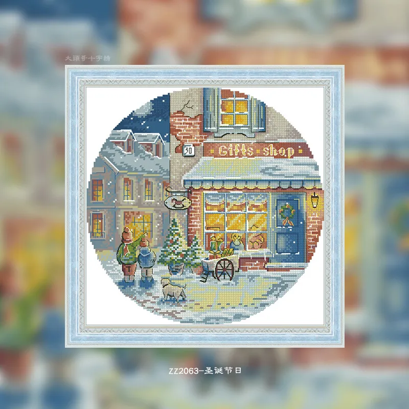 [CC2245 - Christmas Day, most  - đánh giá và giá Cross Stitch Stamped Kits Beginners