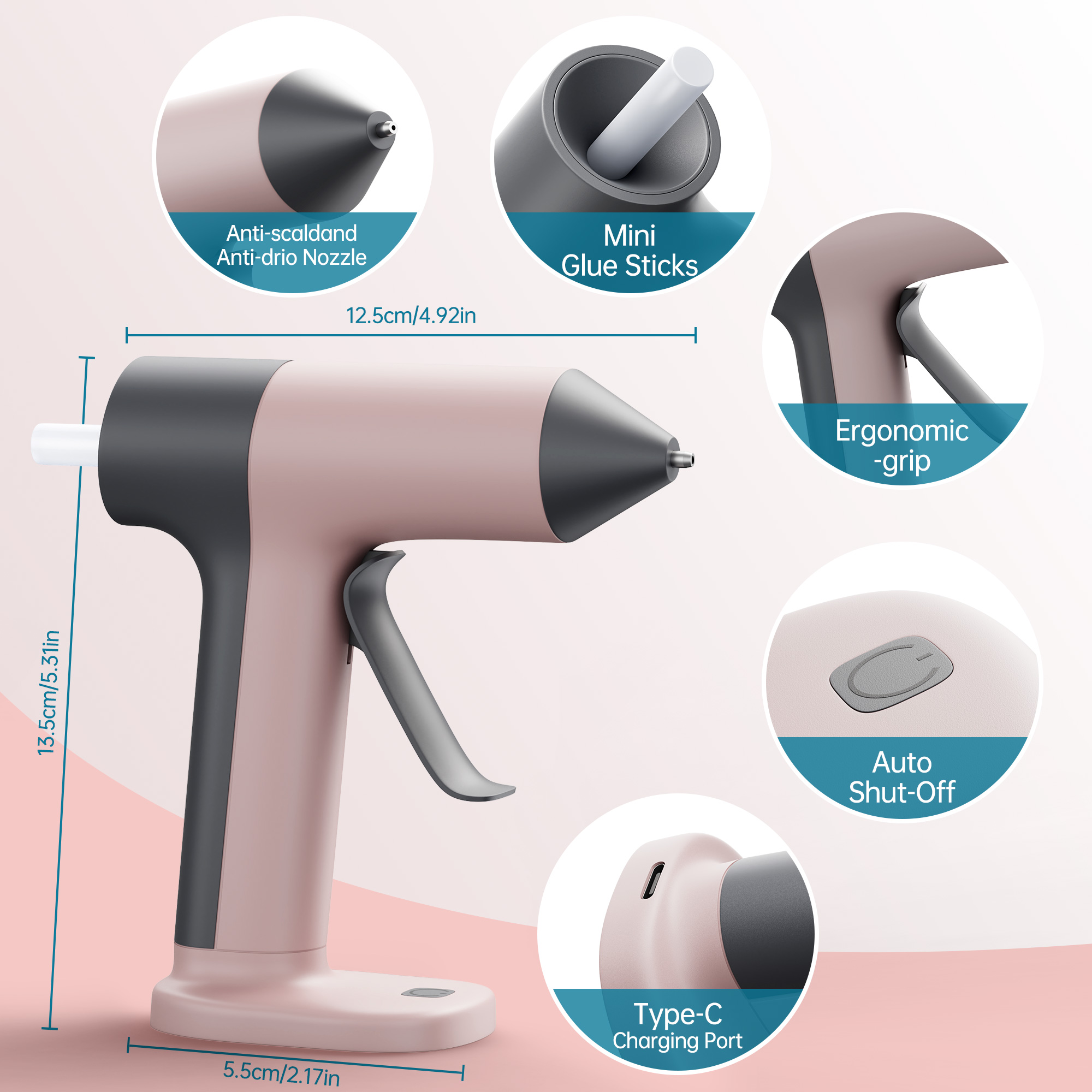 Wireless Hot Glue Gun Quick Pr - đánh giá và giá Hot Melt Glue Gun Cordless