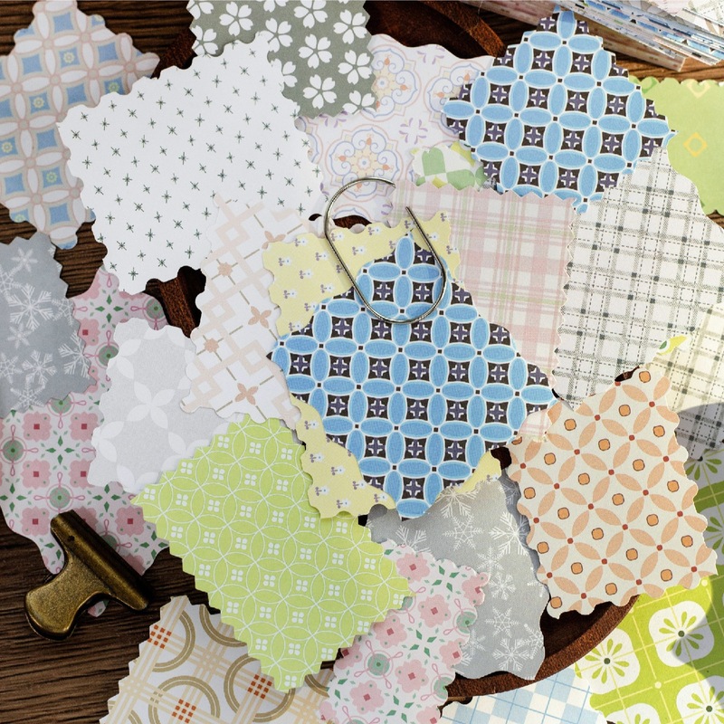 1pack/200pcs Vintage Floral Pl - đánh giá và giá Vintage Junk Journal Scrapbooking Paper