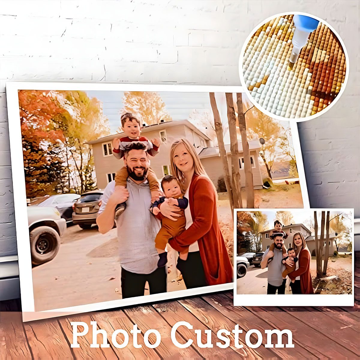 Personalized Custom Photo Diam - đánh giá và giá 5D Diamond Painting Kit Full Drill