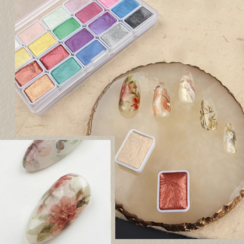 Portable56 Colors Solid Pigmen - đánh giá và giá Watercolor Paint Set Solid Pigment