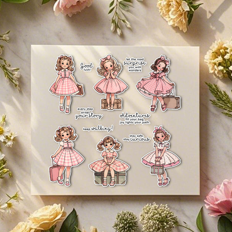 Suncraft Lovely Traveling Litt - đánh giá và giá Clear Silicone Stamps For Card Making