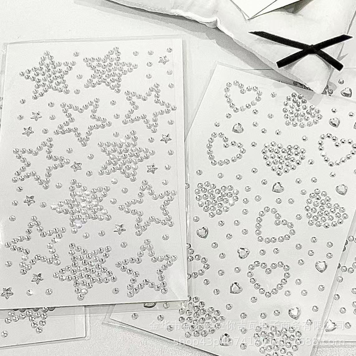 Silver Star Heart Rhinestone S - đánh giá và giá Scrapbooking