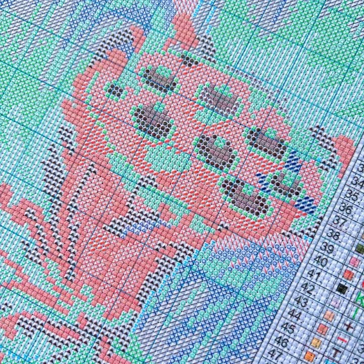 [ZZ8680-Blue Jay] | Beginner D - đánh giá và giá Cross Stitch Stamped Kits Beginners