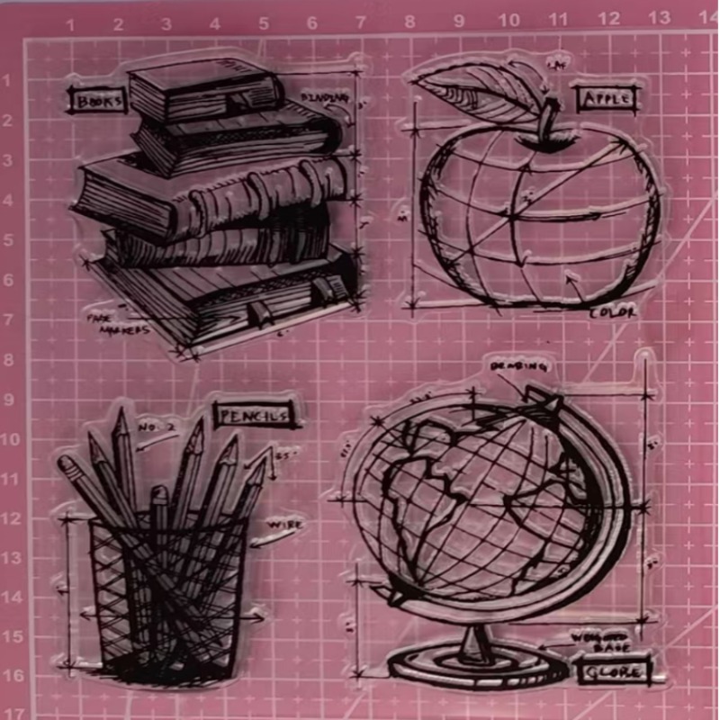Cute Aesthetic Clear Silicone  - đánh giá và giá Clear Silicone Stamps For Card Making