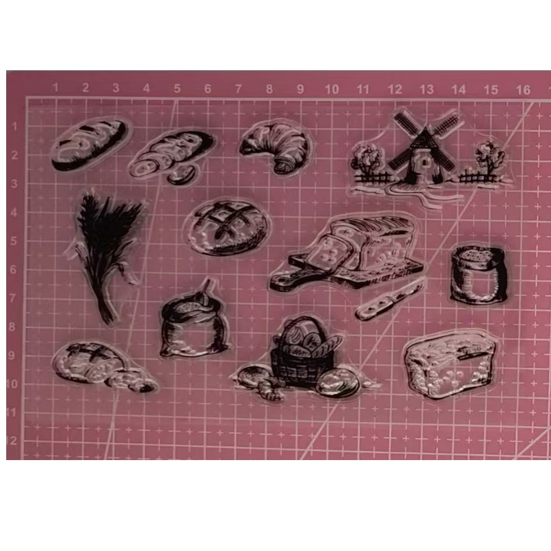 Cute Aesthetic Clear Silicone  - đánh giá và giá Clear Silicone Stamps For Card Making