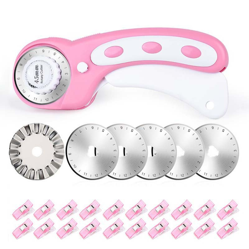 Rotary Cutter Set Pink - Quilt - đánh giá và giá Rotary Cutter For Fabric 45Mm
