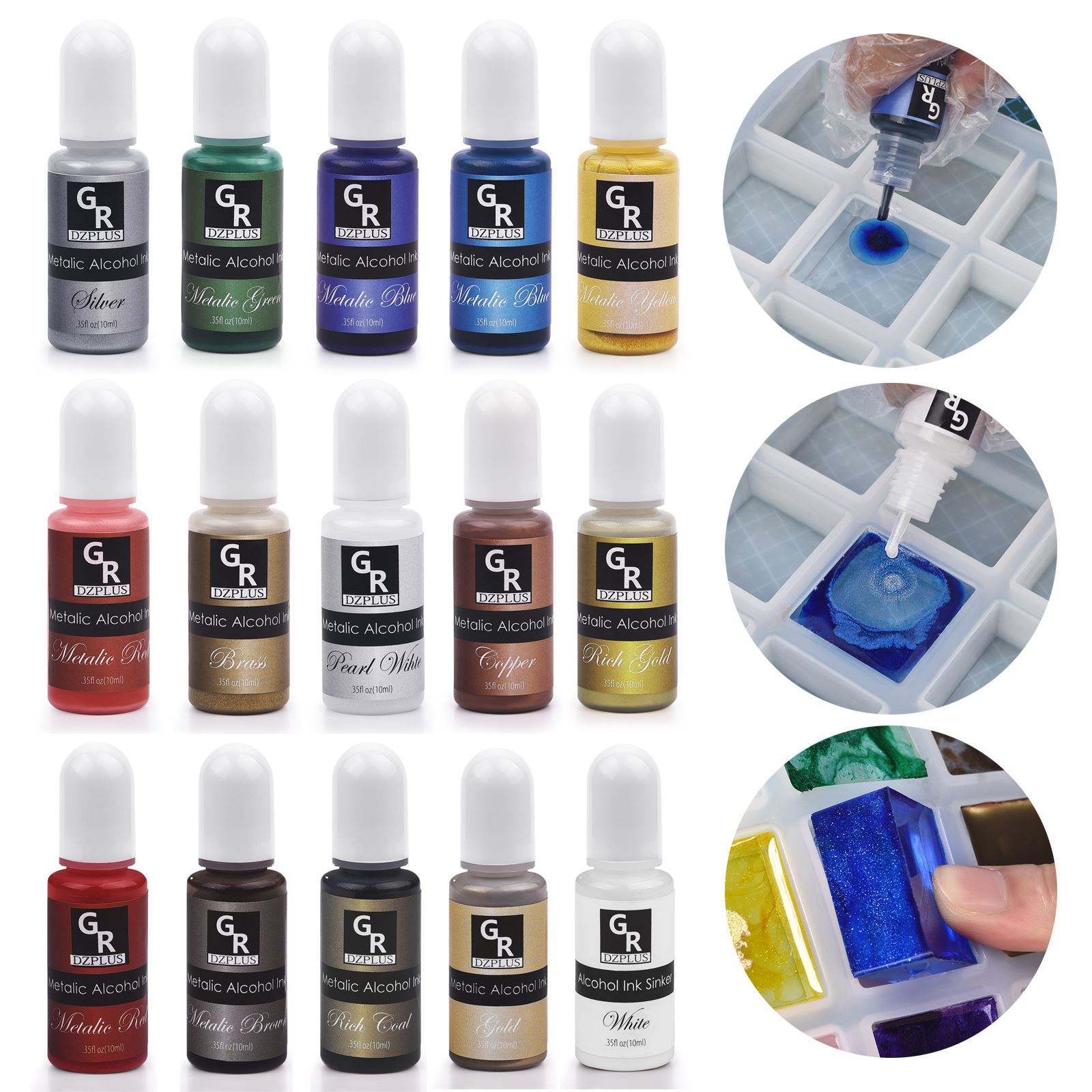 1 Bộ Nhựa Sắc Tố Bộ Nghệ Thuật - đánh giá và giá Silicone Epoxy Resin Molds Set