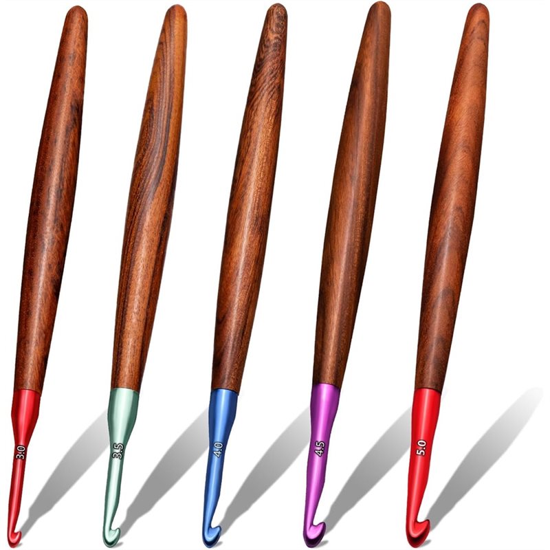 【LAST CHANCE】Ergonomic Crochet - đánh giá và giá Wooden Crochet Hooks Ergonomic Handle